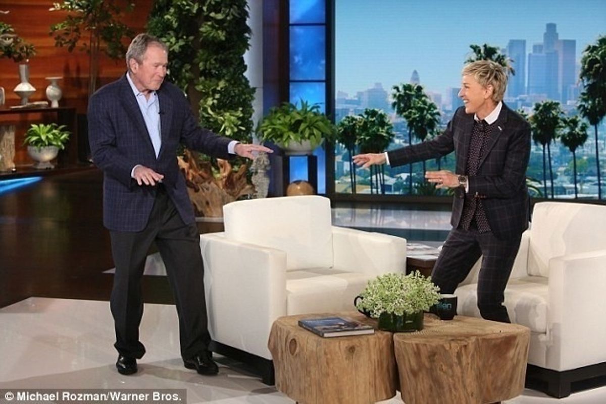 Ellen DeGeneres George W. Bush