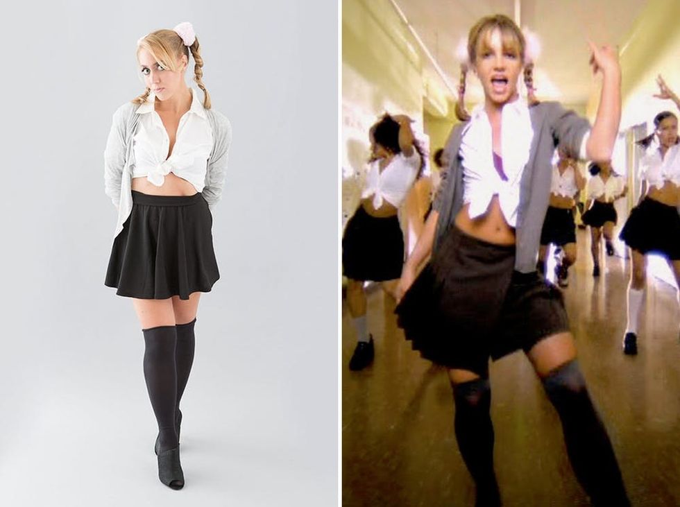 How To Diy The Top 5 Britney Spears Looks For Halloween