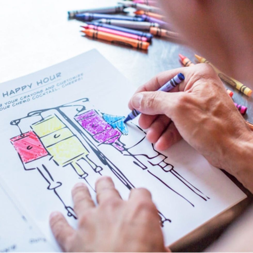 Download This Coloring Book Kickstarter Benefits Cancer Patients - Brit + Co