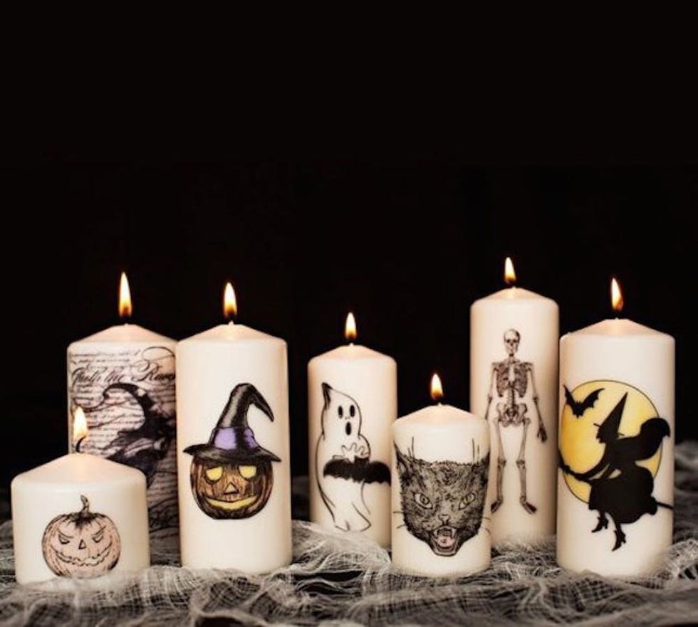 14 Spooky Halloween Candles to DIY - Brit + Co