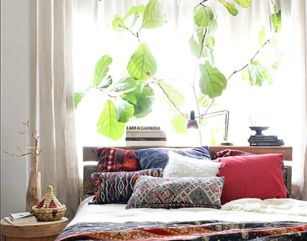 Botanical-Inspired Bed Frame