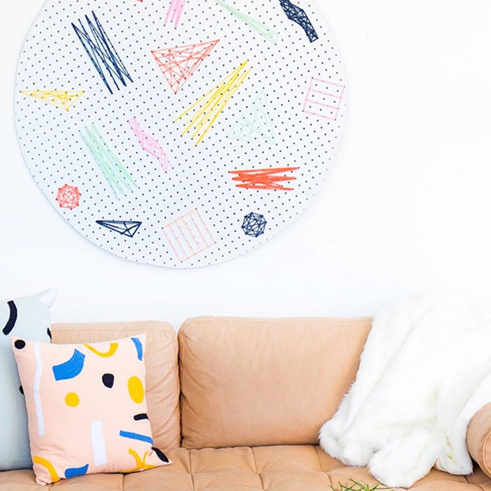 39 Creative Diy Wall Art Ideas To Decorate Your Space Brit Co