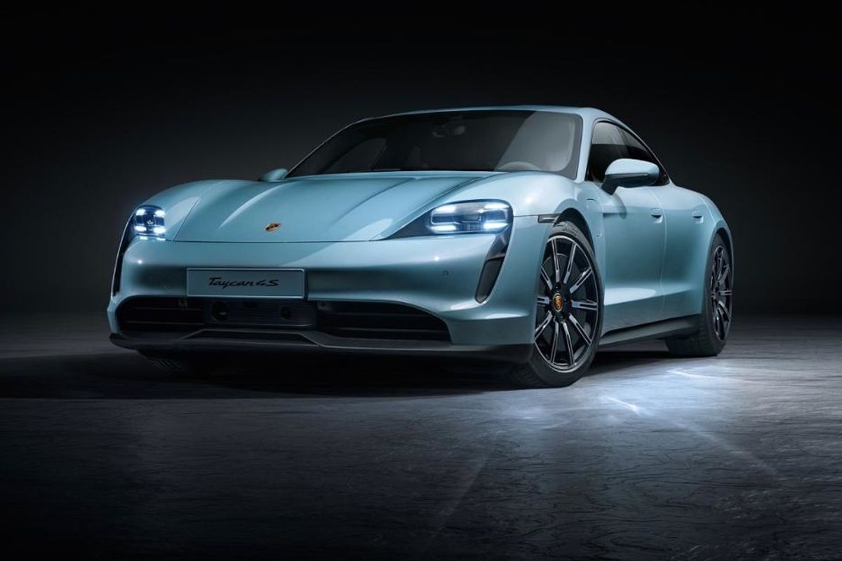 Porsche Taycan 4S electric car