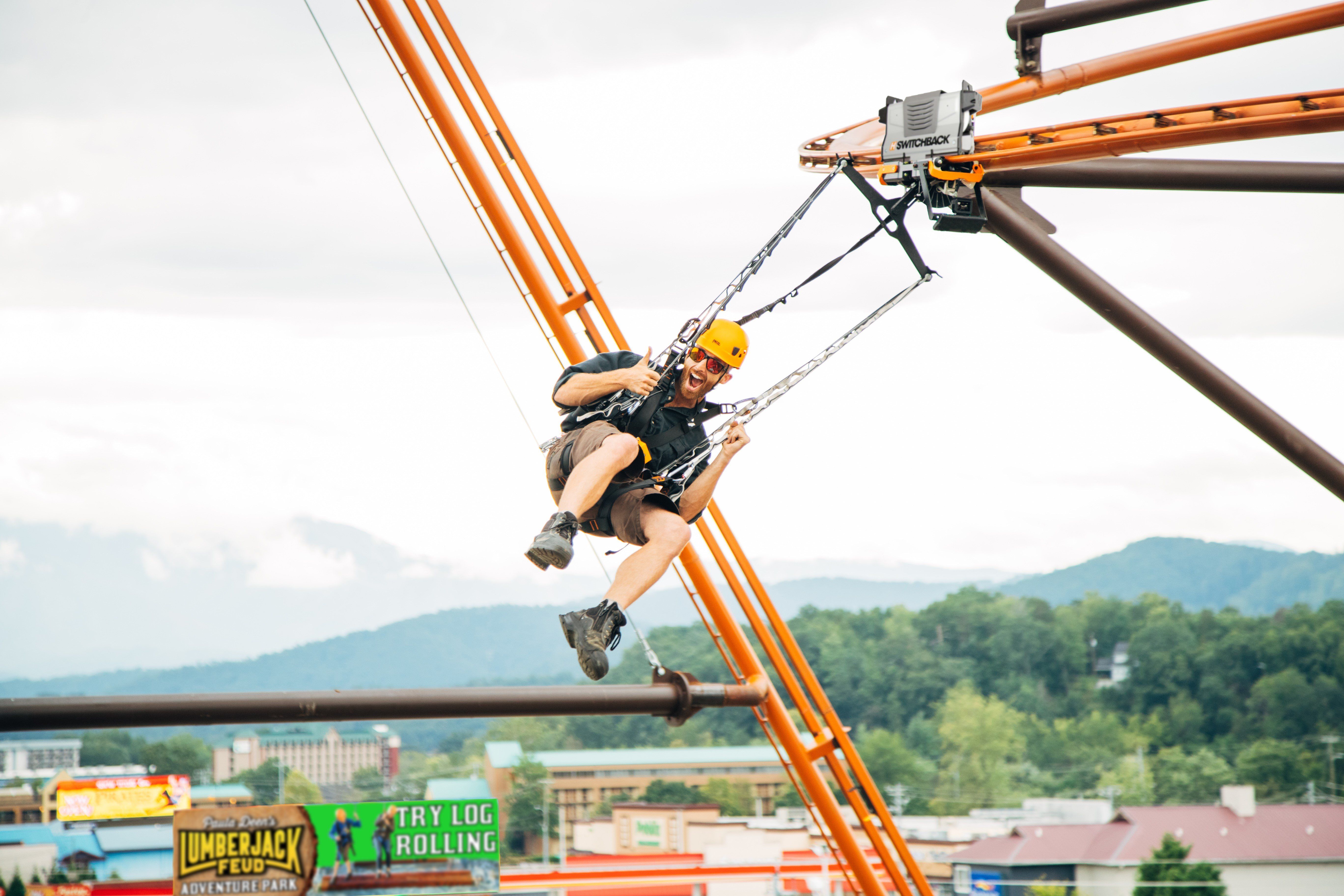 World's first cable-to-rail zipline roller coaster' open in