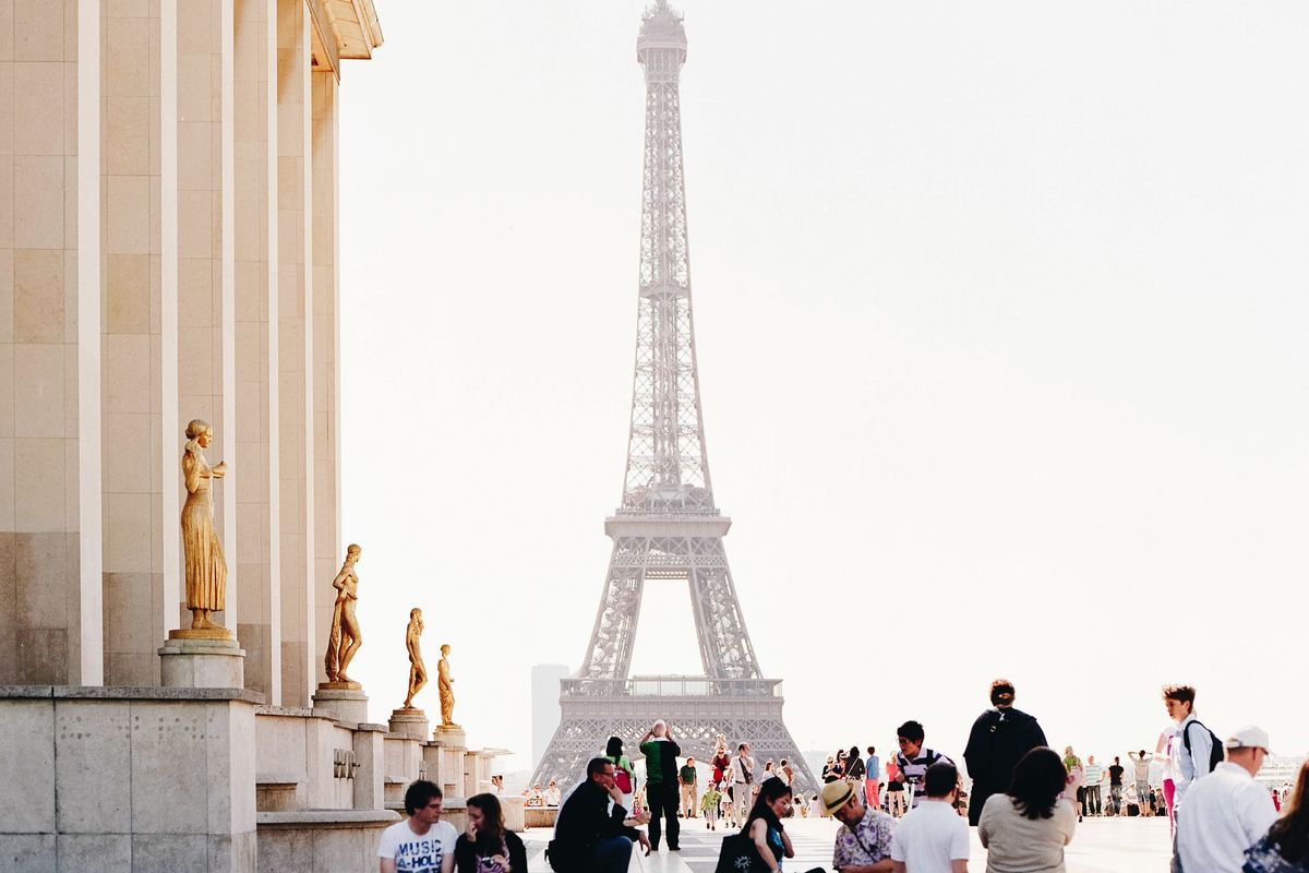 picture of Paris and Eiffel Tower
