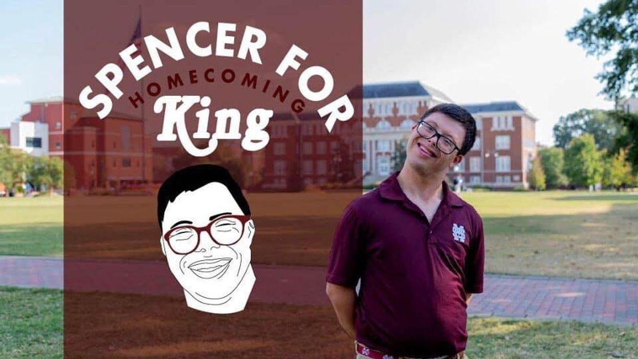 A student with down syndrome is Mississippi State's Homecoming King this year