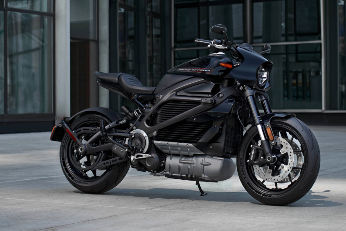 The Livewire is Harley-Davidson's first electric motorcycle