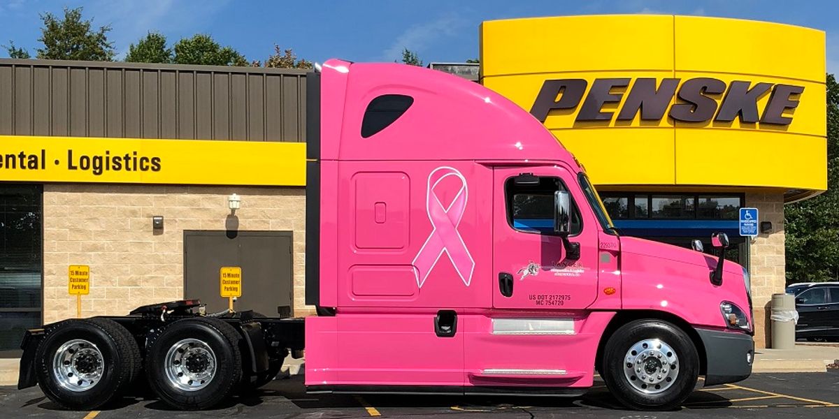 Pink Sleeper Drives Breast Cancer Awareness - Penske