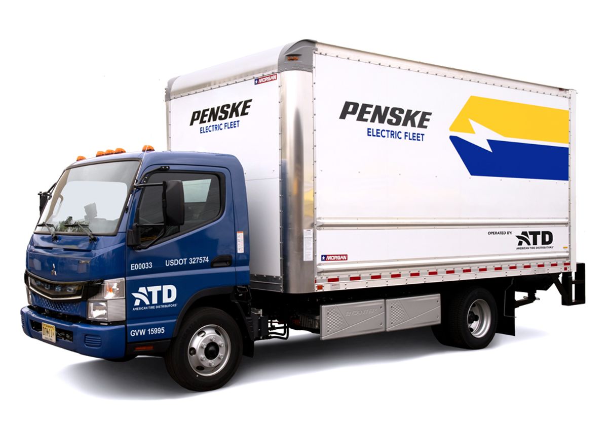 American Tire Distributors Selects Penske Truck Leasing to Pilot Electric Truck