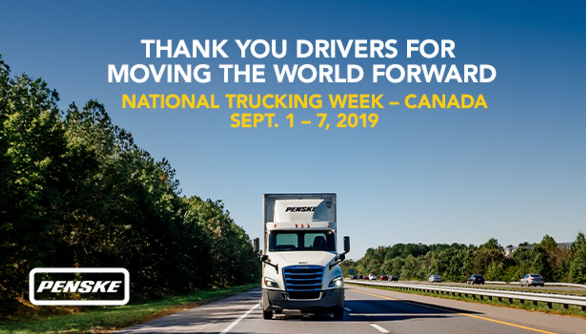 Penske Logistics Thanks its Drivers During Canada’s National Trucking Week