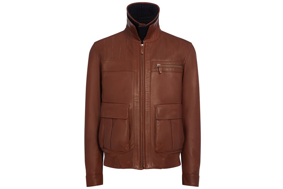 Heritage leather jacket Bentley Collection