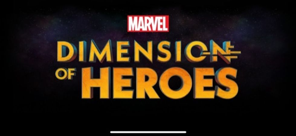 A screenshot from the Lenovo Marvel Dimension of Heroes app