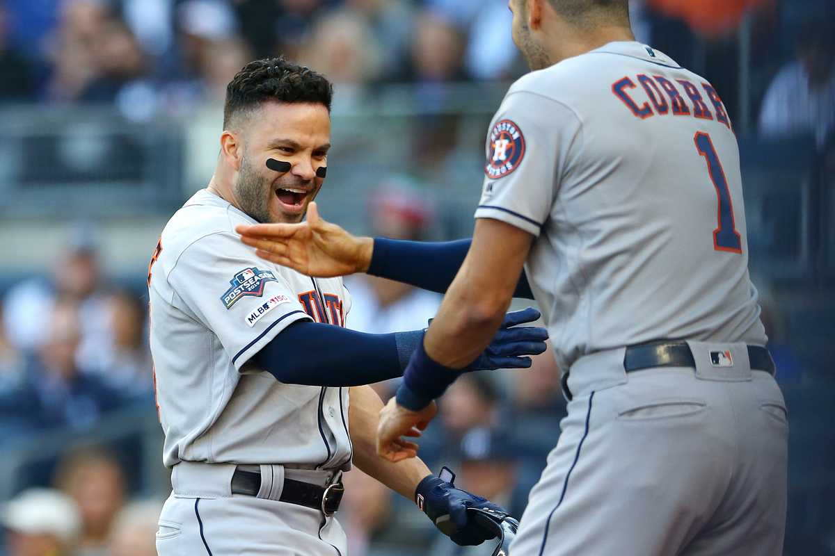 Astros Jose Altuve and Carlos Correa