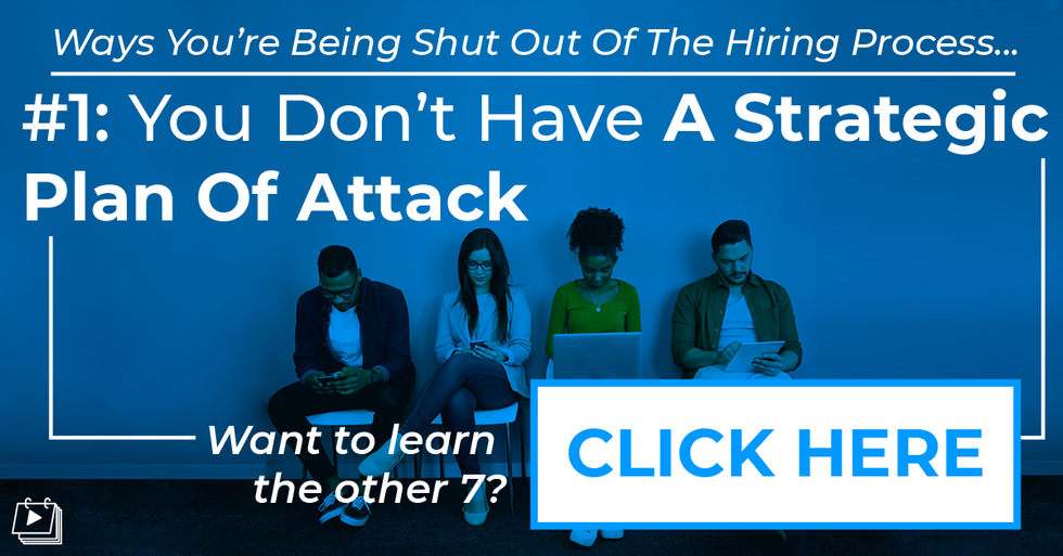 One reason why you're not succeeding in your search for your dream job