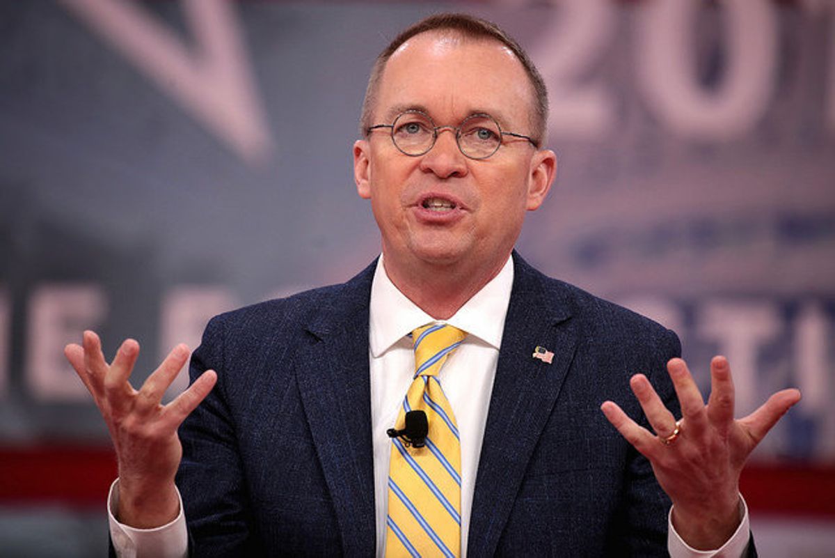 Mick Mulvaney Is Up To His Mick In It