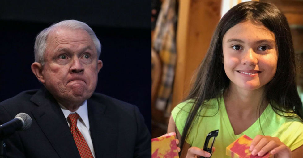 Young Girl Takes on Jeff Sessions Over Medical Marijuana Policy