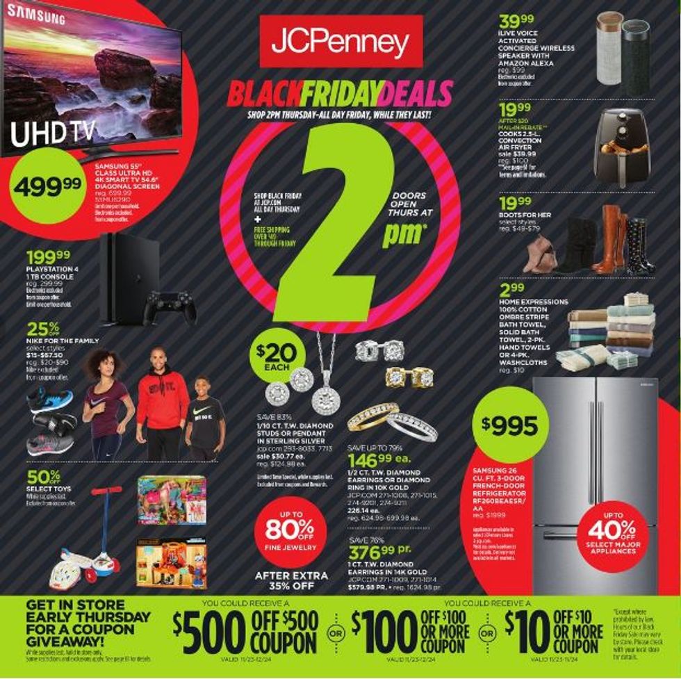 What Time Does JCPenney Open on Black Friday 2017? - Second Nexus - When Does Cjponyparts Black Friday Deals End