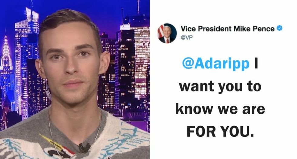 Adam Rippon Just Revealed What He'd Say to Mike Pence, and He Makes an Important Point