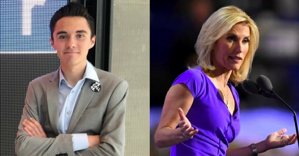 David Hogg Just Responded to Laura Ingraham's 'Summer Camp' Remark, and Yep, He's Going After Her Advertisers Again
