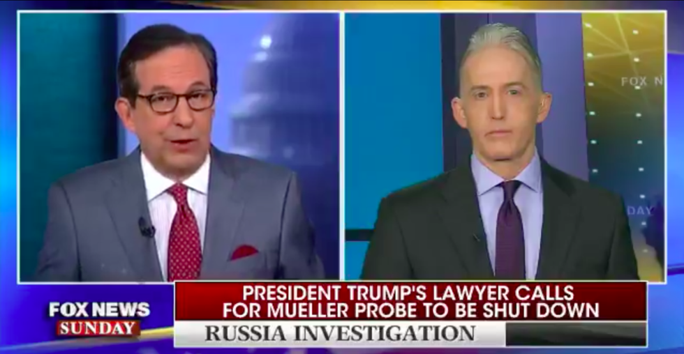 Trump's Lawyer Wants Mueller Probe Shut Down and the Chair of the Benghazi Committee Thinks He Should STFU