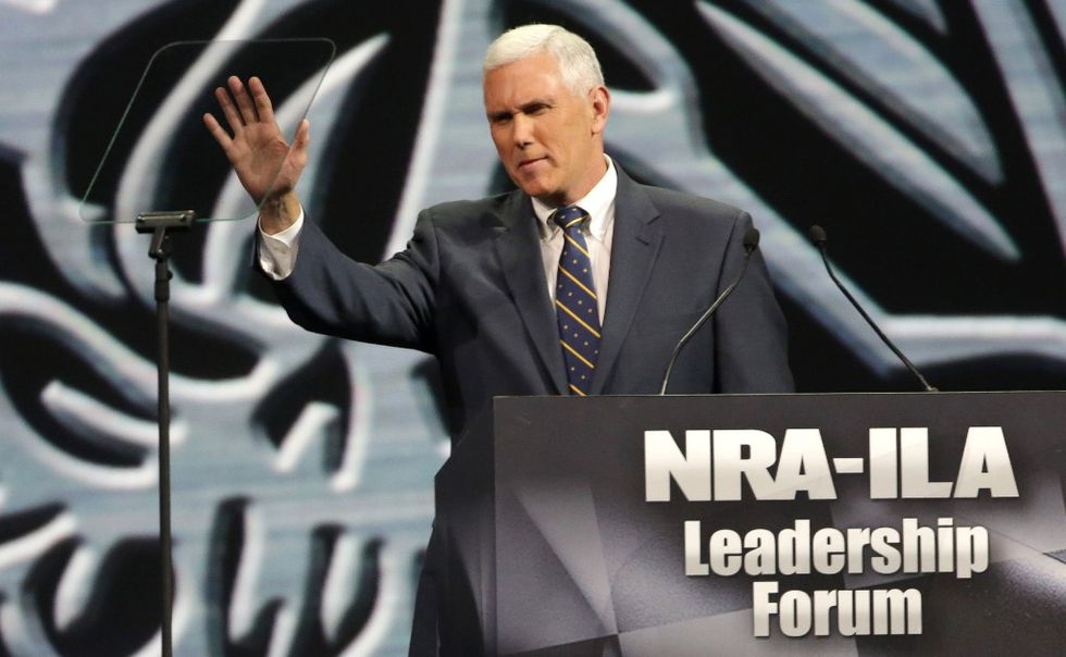 Guns Will Be Banned During Mike Pence's Appearance at the NRA Convention and the Parkland Survivors Are Calling Them Out