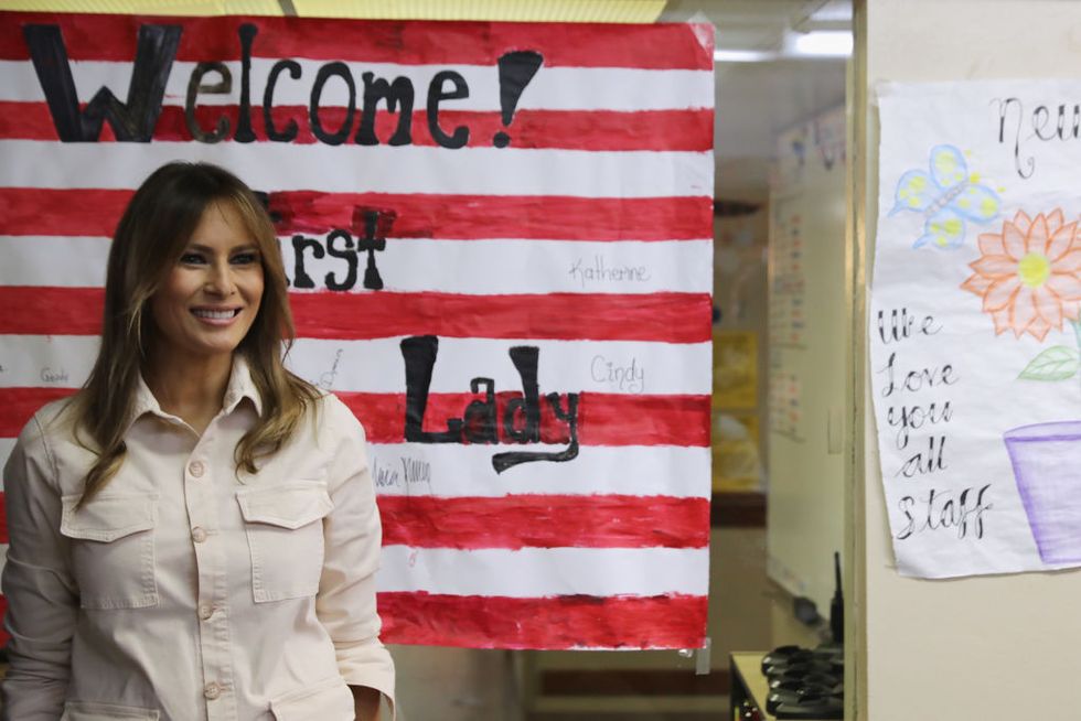 Melania Is Getting Dragged for a Questionable Wardrobe Choice on Her Trip to the Border and Her Office Is Clapping Back