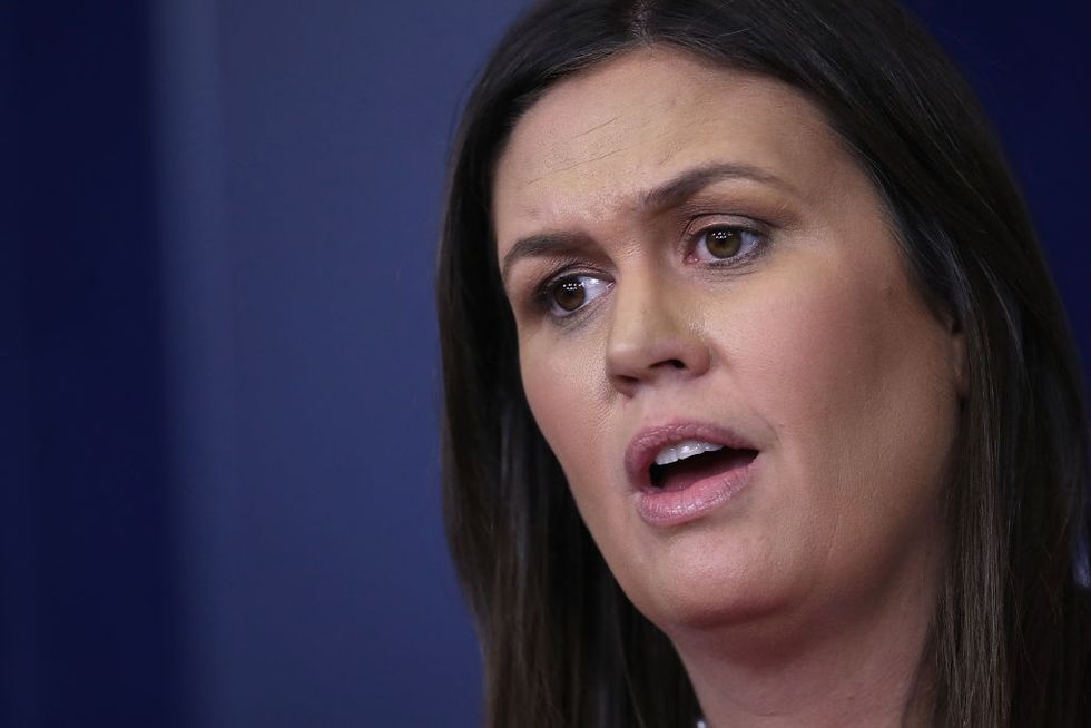 Sarah Sanders Just Attempted to Defend Donald Trump's Latest Lie With a Lie of Her Own, and She Is Getting Called Out