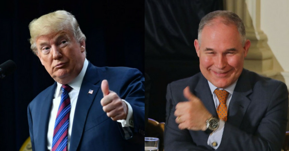 We Now Know Whose Job in the Trump Administration Scott Pruitt Really Wants, and It Explains a Lot