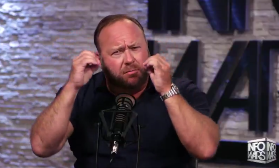 Alex Jones Just Unveiled His Latest Conspiracy Theory About Democrats and Twitter Can't Stop Mocking Him