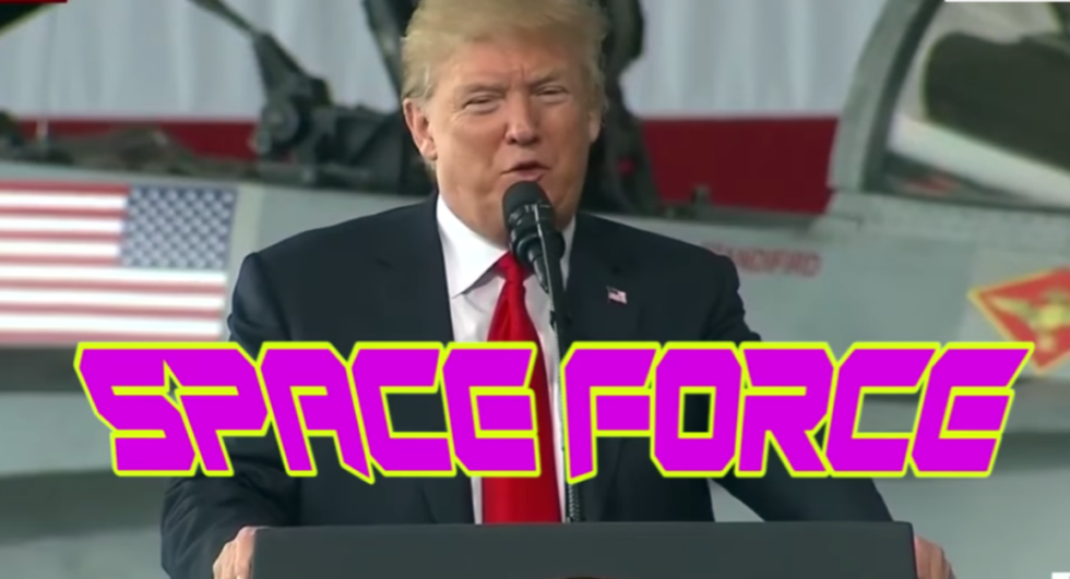 Donald Trump's Campaign Asked People to Choose a Logo for His New 'Space Force', but the Internet Provided Designs of Their Own