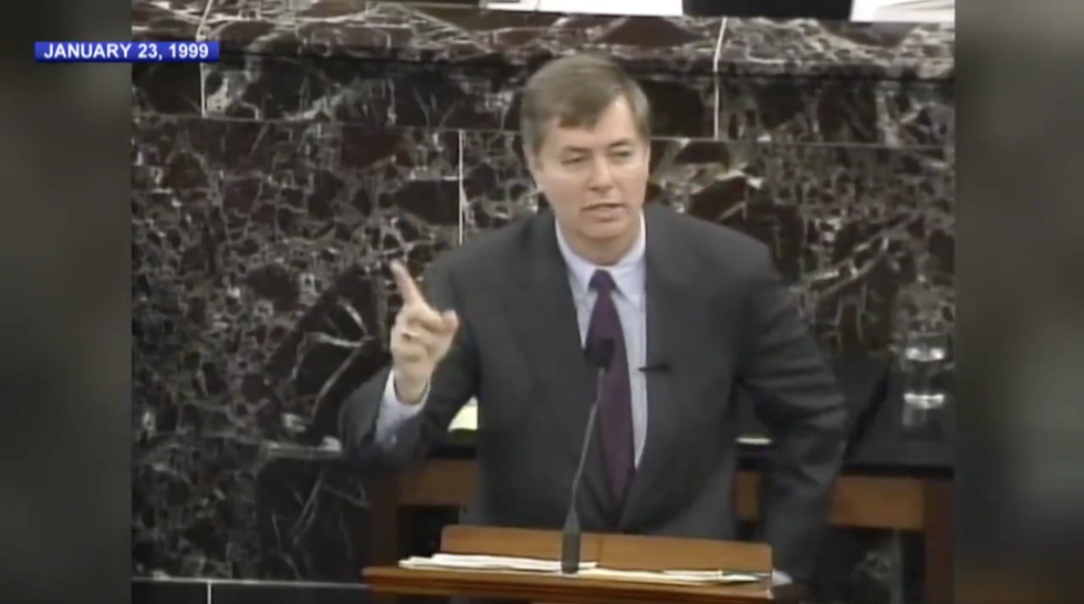 Republican Senator's Comments About Impeachment From 1999 Just Came Back to Haunt Him