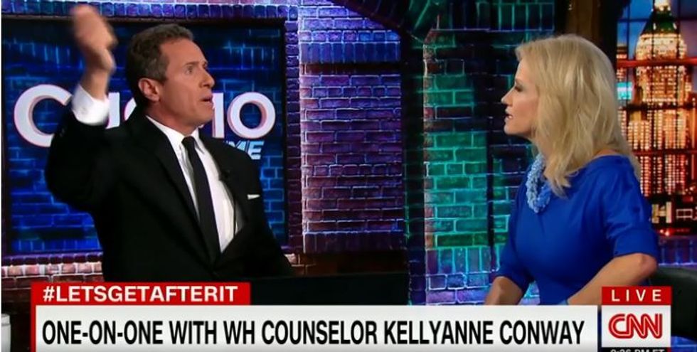 Chris Cuomo Just Savagely Called Out Kellyanne Conway for Politicizing Mollie Tibbetts's Death