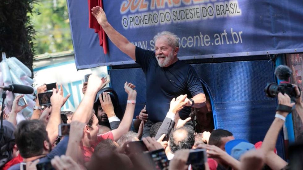 The Leading Candidate in Brazil's Presidential Election Is Currently Serving a 12 Year Sentence in Prison
