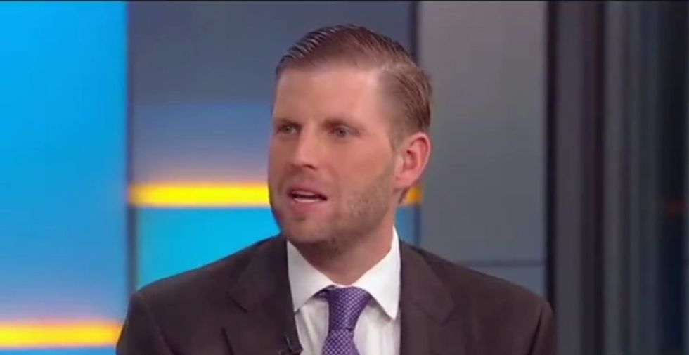 Eric Trump Is Getting Dragged For His Questionable Criticism of Bob Woodward on Fox and Friends