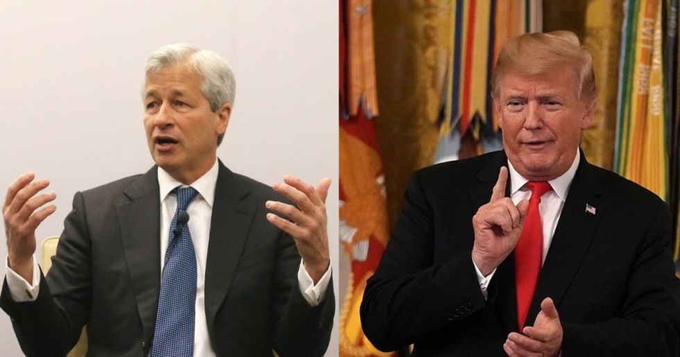 CEO of JP Morgan Chase Boasted That He Could Beat Donald Trump in 2020 and Trump Just Responded
