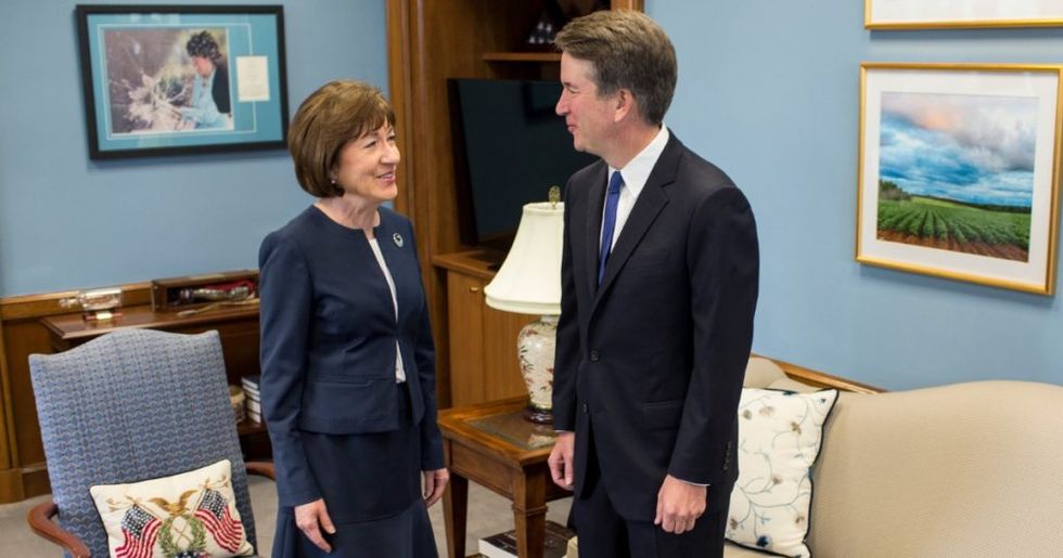 People Are Pledging to Fund Susan Collins's 2020 Senate Challenger If She Votes to Confirm Brett Kavanaugh, and the Fundraiser Just Went Viral