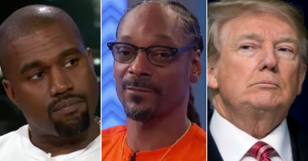 Snoop Dogg Just Went Off on Donald Trump and Kanye West in an F-Bomb Laden Rant, and People Are Cheering