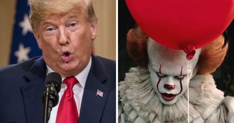 Democratic Candidate Just Made a Savage Analogy Between Donald Trump and Pennywise the Clown, and It's Disturbingly Accurate