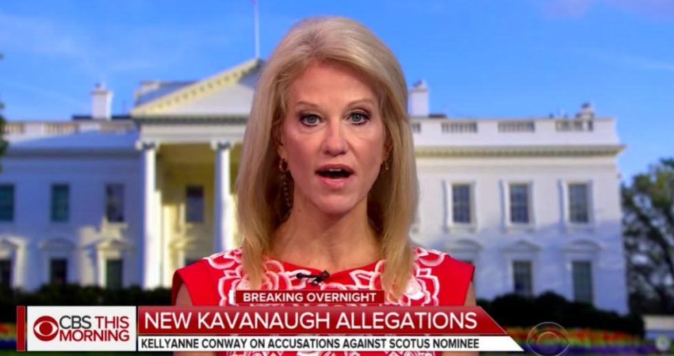 Kellyanne Conway Just Channelled Hillary Clinton in Her Defense of Brett Kavanaugh, and People Aren't Having It