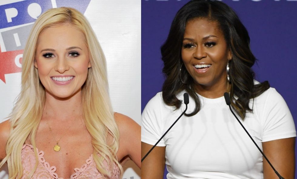 Tomi Lahren Just Tried to Clap Back at Michelle Obama Over Her Comments About Not Smiling at Trump's Inauguration, and It Did Not Go Well