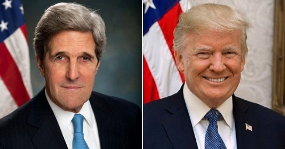 Donald Trump Made a Questionable Claim About John Kerry on Twitter, and Kerry Just Delivered a Savage Clapback