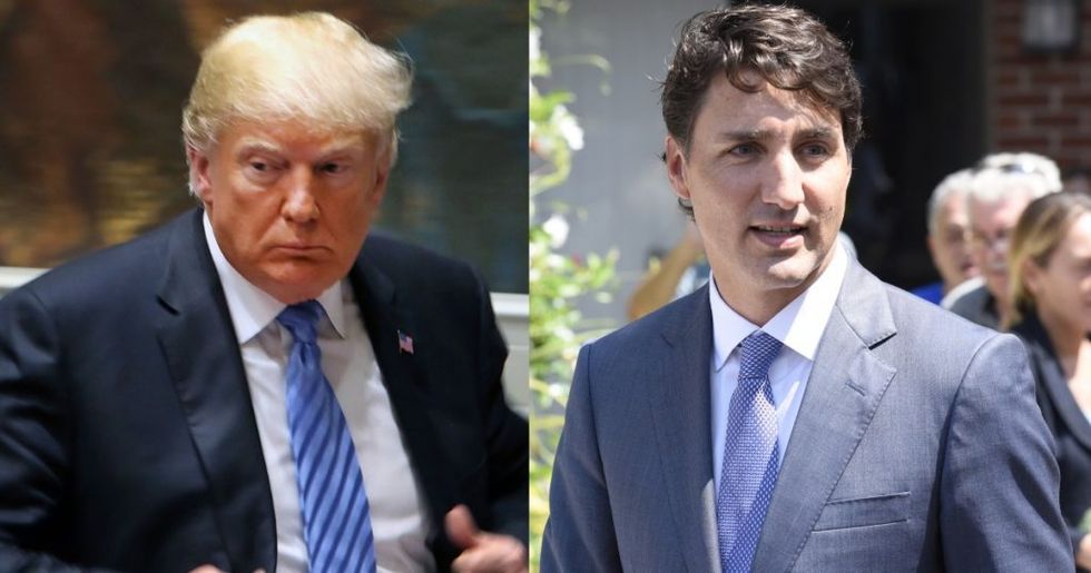 Justin Trudeau's Office Needed Just Four Words to Call Donald Trump Out for Lying About a Potential Meeting Between the Two Leaders