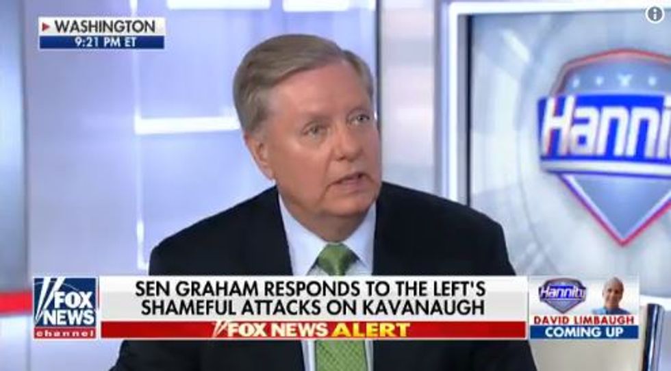 Lindsey Graham Just Revealed What He Would Advise Donald Trump to Do If Brett Kavanaugh Is Voted Down, and People Can't Even