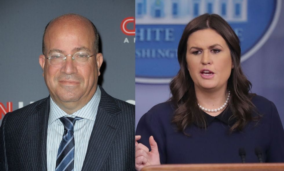 President of CNN Came Out Swinging Against Donald Trump and Sarah Sanders After CNN Received an Explosive Device, and Sanders Just Responded