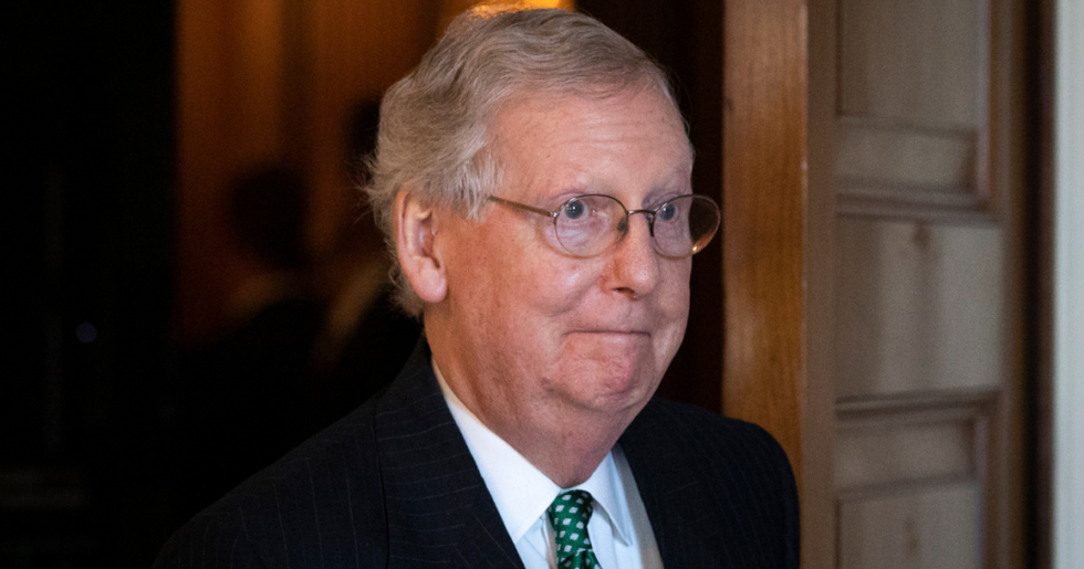 Mitch McConnell Is Getting Dragged for His Tone Deaf 'Fox News' OpEd in Which He Accuses Democrats of Wanting to Sow 'Politcial Division'