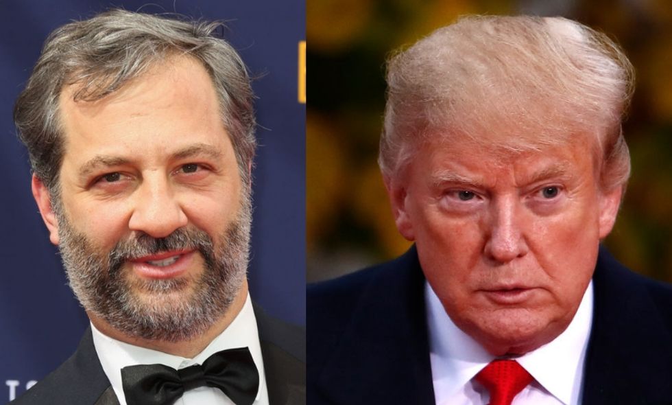 Judd Apatow Just Said What We're All Thinking About Donald Trump's Demand That Journalists Treat Him With 'Respect' at Press Conferences