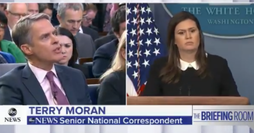 Sarah Sanders Just Claimed Donald Trump Is Not Asking Taxpayers to Fund His Border Wall, and People Can't Stop Calling Her Out