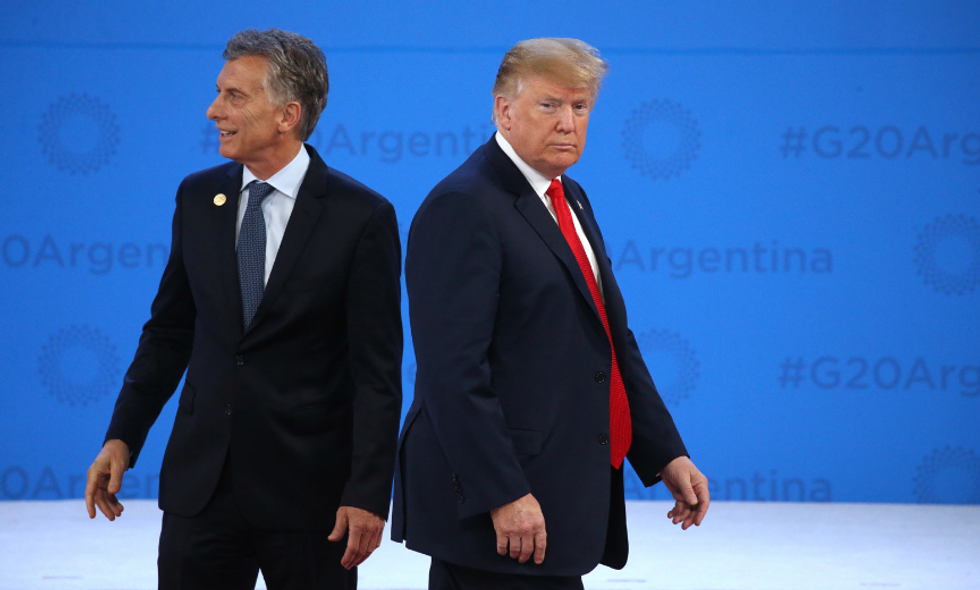 Video of Donald Trump Awkwardly Wandering Off Stage at the G-20 Summit Is Going Viral and, Yep, He Did It Again