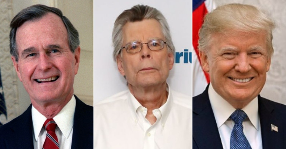 Stephen King Just Invoked George H. W. Bush In a Savage Takedown of Donald Trump, and People Couldn't Agree More