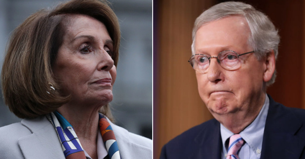 Nancy Pelosi's Plan to End the Shutdown Involves Cornering Mitch McConnell With Legislation He's Already Passed, and Yep, That's Why She's Speaker